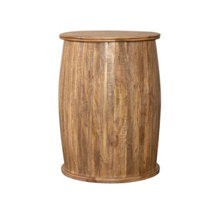 Mueble Bar para Vinos de Madera de Mango Sólida con Acabado Rústico, Perfecto para el Hogar y la Oficina - Product Image 4