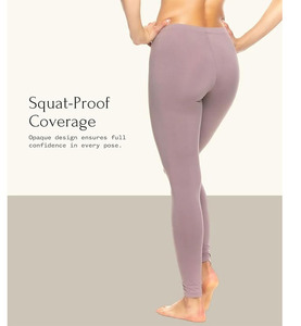 High Quality Women's Casual <b>Seamless</b> Workout <b>Leggings</b> Elastic Waist Quick Dry Breathable Fabric Custom Logo Customized Color All - Product Image 4