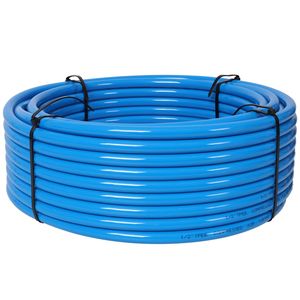 Tubo TPEE Blu 1/2'' OD X 3/8'' ID, 30 Metri, Kit Completo per Sistema di Tubazioni Pneumatiche con Raccordi a Innesto Rapido - Product Image 2