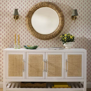 Seagrass <b>Round</b> <b>Wall</b> <b>Mirror</b> - Product Image 3