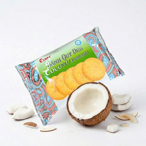 ขนมขบเคี้ยวมะพร้าวอบกรอบ 160 กรัม รสหวาน รูปทรงกลม ขายส่ง รับผลิตแบบ ODM - Product Image 1