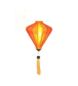 Linterna de Seda Vietnamita al por Mayor para Tiendas de Regalos, Iluminación de Jardín y Patio con Marcos de Bambú Plegables y Telas Coloridas - Product Image 3