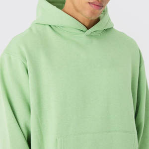 Últimas sudaderas con capucha a la moda para hombre, precio al por mayor, estilo vintage extragrande, sudadera con capucha de color liso para hombre - Product Image 3