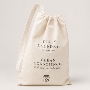 Bolsa de Lavandería de Algodón de 180 GSM con Impresión Personalizada, 56x71 cm, Bolsas Grandes Reutilizables con Cordón para Ropa Sucia, Venta al por Mayor para Hoteles, OEM, ODM - Product Image 1