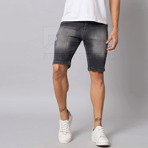 Shorts en jean vintage d'été pour hommes – Jorts en denim et coton pour l'extérieur – Vente en gros - Product Image 2