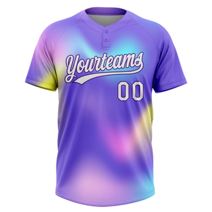 Camisetas de Softbol de Alta Calidad Premium con Dos Botones, Transpirables, de Secado Rápido, 100% Poliéster, Ropa de Béisbol y Softbol Unisex - Product Image 4