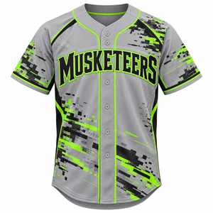 Camisetas de Béisbol con el Mejor Diseño y Personalización al por Mayor a Precio Económico, Camisetas de Béisbol con Botones Completos, Ropa Deportiva Transpirable - Product Image 6