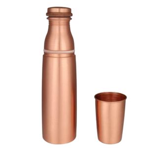 100% Pure Copper Water <b>Jug</b> with Tumbler Set Hand Hammered <b>Drinking</b> Pitcher Eco-Friendly Metal Drinkware for Home Hotel Party Use - Product Image 5