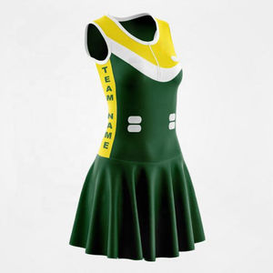 Nouvelle robe de tennis pour femmes, modèle tendance, 100% polyester, respirante, UPF 50+, anti-transpiration, grande taille, couleur personnalisée, adulte - Product Image 2