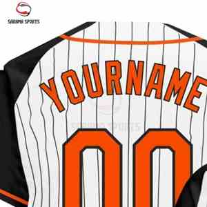 เสื้อเบสบอลปักโลโก้ ผู้ผลิต OEM เสื้อเบสบอลสำหรับฝึกซ้อมและแข่งขัน ชุดทีม - Product Image 5