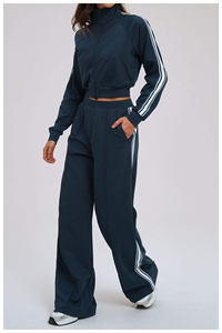 Survêtement pour femmes en velours chaud à capuche, idéal pour la course à pied, le jogging, le sport et les loisirs, disponible en grandes tailles - Product Image 3