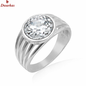 Factory direct sterling 925 <b>silver</b> turquoise dyed stone <b>men</b> <b>ring</b> classic luxury for daily wear business and anniversary gift - Product Image 6