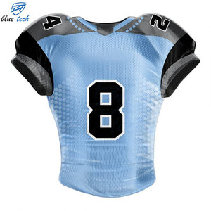 Custom Design American Football Jersey Breathable Sublimation Short Plus Size UV Protection Football Team Jersey Sportswear for - Product Image 1
