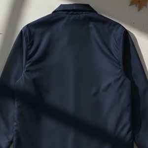 Veste coupe-vent légère pour homme Jack and Jill, bleu marine, boutons-pression, style streetwear décontracté - Product Image 6