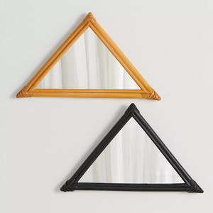 <b>Set</b> of mini arch framed rattan <b>mirror</b> cute <b>wall</b> hanging <b>mirrors</b> boho accessories for home decor - Product Image 4