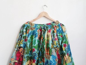 Handmade Floral Design Cotton <b>Skirt</b> Indian Women Maxi <b>Skirt</b> - Product Image 2