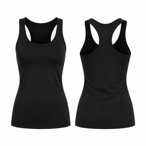 Camiseta Deportiva Personalizada para Mujer, de Secado Rápido, Ligera, Transpirable, sin Mangas, para Gimnasio, Entrenamiento, Fitness, OEM, ODM, Marca Privada - Product Image 1