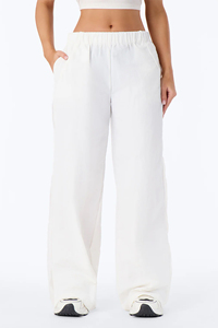 Women's White Printed Windbreaker Full Length Regular Fit Casual <b>Pants</b> Jacket Set 2-in-1 Turn-<b>down</b> Collar Nylon Windbreaker Set - Product Image 6