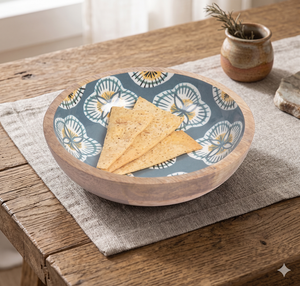 Cuenco pequeño de madera para velas de buena calidad, ensaladera de madera con mango - Product Image 1