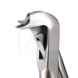 Pince dentaire orthodontique en acier inoxydable Al Mida Healthcare de qualité supérieure, instruments chirurgicaux pour l'extraction des molaires inférieures CE - Product Image 2
