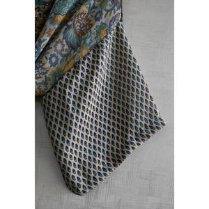 Kimono de Seda de Diseño Transpirable con Parches para Mujer, Talla Grande, Lujoso, Estilo Bohemio, Largo hasta el Tobillo, con Cuello en V, para Dormir - Product Image 4