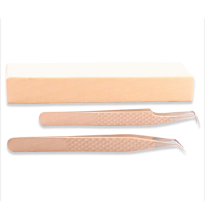 Wholesale Price Sustainable Steel High Precision Tweezers With Card <b>Box</b> Packing For Multiple Eyelash Extension Techniques - Product Image 1