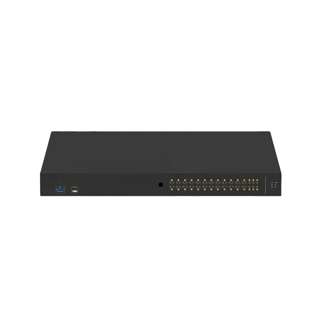 24 Port PoE Plus Plus Gigabit Managed Switch 1440W PoE Budget 2 Gigabit 4 SFP Layer 3 Network Switch for Enterprise and AV