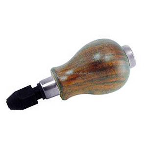 Empujador de madera con portabrocas, herramienta Manual de mango de madera para joyería, tallado de cera Dental, laboratorio de pulido artesanal - Product Image 1