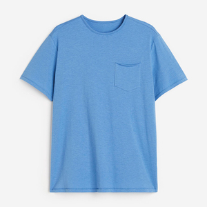 T-shirt uni pour homme, nouveau design, vente en gros, mode, style urbain - Product Image 5