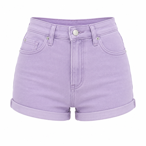 Shorts de Mezclilla Modernos para Mujer, para Atuendos Casuales, Transpirables, de Secado Rápido, Estilo Clásico Negro - Product Image 4