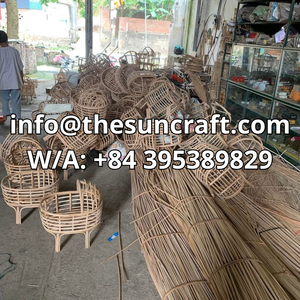 Cama para muñecas bebé, camas para muñecas Reborn, cama para muñecas, muebles de ratán natural hechos a mano en Vietnam, material ecológico y seguro, venta al por mayor. - Product Image 5