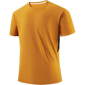 Custom Men's Plain Crew Neck T Shirt EW-MT-1336 <b>Short</b> <b>Sleeve</b> Crew Neck Breathable Quick Dry Activewear T Shirt - Product Image 6