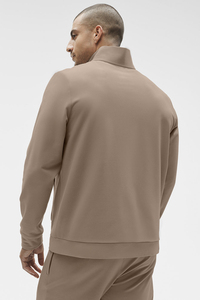 <b>Men's</b> Full Zip <b>Pullover</b> Hoodie Stand Collar Breathable Polyester Sports Sweatshirt Loose Fit Activewear - Product Image 3