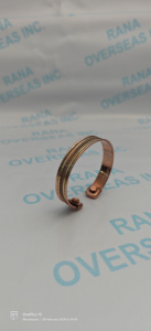 Pulsera Magnética de Cobre Puro Hecha a Mano al por Mayor, Alivio para la Artritis, Control del Dolor y Equilibrio Energético para Hombres y Mujeres - Product Image 4