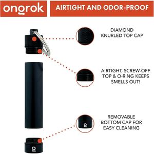 Portachiavi in Alluminio Premium con Tubo di Conservazione Ermetico, Custodia Impermeabile Tascabile - Product Image 4