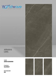 Gạch sứ kích thước 60x120cm 600x1200mm gạch lát sàn <span class=keywords><strong>Havana</strong></span> tro gạch lát sàn bóng kết thúc vật liệu xây dựng từ Ấn Độ - Product Image 3