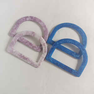 Luxury Vintage Women's Wristband Handcrafted Acrylic Resin Bag Handle Circlet Fashionable Handbags Replacement Parts <b>Accessories</b> - Product Image 2