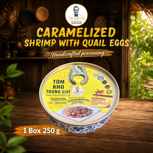 Crevettes noires tigrées aromatisées prêtes à consommer, œufs de caille, 500g, Halal, OEM, marque privée RiCanCook, boîte de 12 mois - Product Image 2