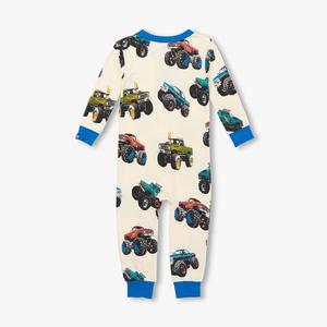 ชุดรอมเปอร์เด็กทารกแขนยาวถักนิตติ้ง ซิปปิด ผลิตจากผ้าฝ้ายออร์แกนิค 100% เป็นมิตรกับสิ่งแวดล้อม เนื้อผ้านุ่ม เหมาะสำหรับฤดูหนาว แบบ unisex สั่งพิมพ์ลายได้ - Product Image 2