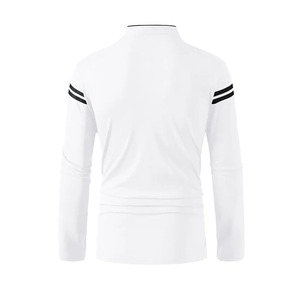 Chemise à manches courtes pour homme, 100% coton, unie, avec rayures noires, fermeture boutonnée, haut tricoté décontracté - Product Image 2