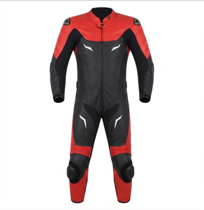 Combinaison de moto en cuir sur mesure de qualité supérieure MotoCP Racing 1 pièce, équipement de conduite avec bosse niveau 2 CE, fabriquée sur mesure - Product Image 1