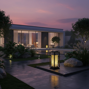 Lámpara de Jardín Exterior Europea Contemporánea, Minimalista, para Caminos, AC220V, Impermeable IP65 - Product Image 3