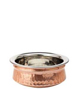 High Standard Quality Daily Catering Serving Cooking Food Frying <b>Pan</b> In Copper Finishing Polka Dot Design For Alternative Use - Product Image 4