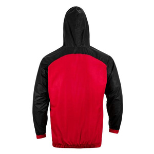 ชุดวอร์มกีฬาพิมพ์ลายตามสั่ง เสื้อฮู้ดและกางเกงวอร์มผ้าฟลีซแห้งเร็วสำหรับผู้ชาย - Product Image 4