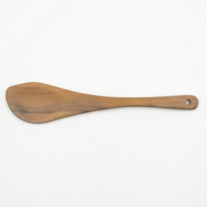 Personalización OEM/ODM, Logotipo Grabado con Láser en el Mango, Espátula de Madera, Material de Madera de Teca, Certificado FSC - Product Image 1