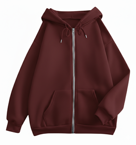 Sudadera con capucha y cremallera completa personalizada para mujer, chaqueta de otoño/invierno, chándal, sudadera corta informal, top corto - Product Image 1