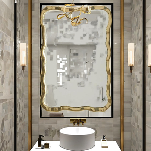 Espejo de forma cuadrada de arco moderno para el hogar, dormitorio, habitación de invitados, sala de estar, baño y otros - Product Image 1