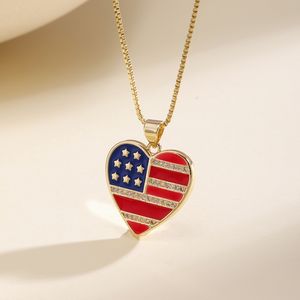 Colliers pendentifs en émail avec drapeaux des pays de la <span class=keywords><strong>FIFA</strong></span>, bijoux pour fans de football, colliers avec breloques de football USA/ECU pour les fans de sport, cadeau d'anniversaire - Product Image 3