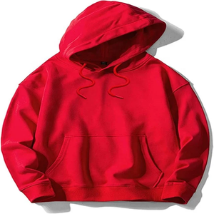 Two Big Pockets Front Spring Woven Casual Eco-Friendly Waterproof Windproof Cotton Hoddies Custom Logo <b>Men</b> Designer <b>Black</b> - Product Image 2