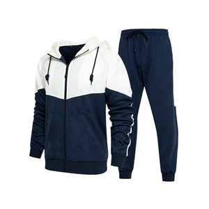 Men's Lightweight Running Tracksuit Set Breathable <b>Athletic</b> Jacket with Matching Performance Track Pants for Fitness Training - Product Image 1